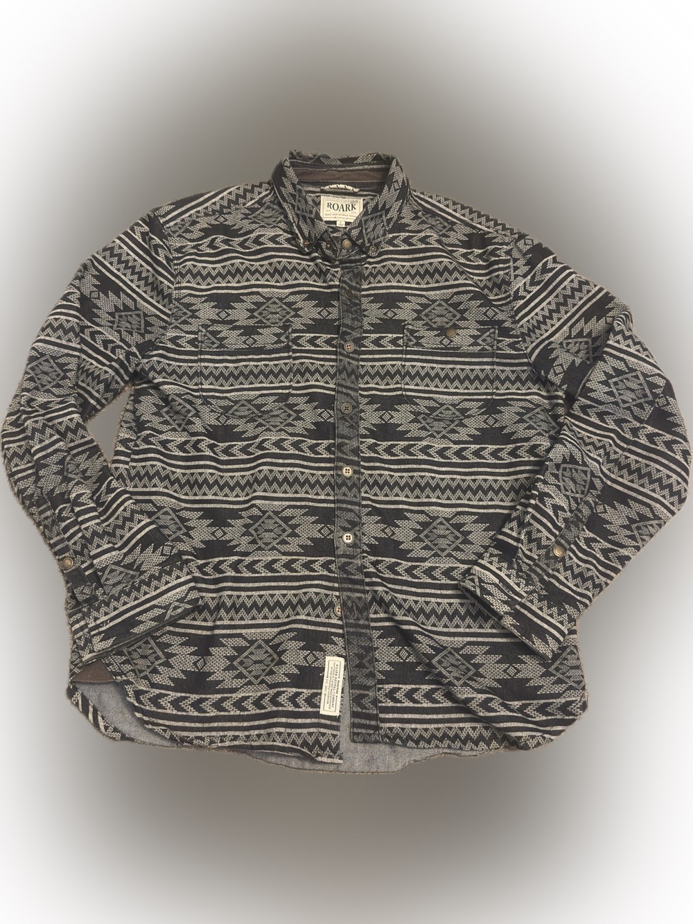 Roark Nordsman Jacquard Long Sleeve Flannel